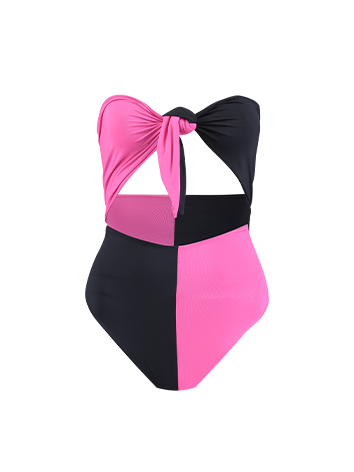 Jangada Meio a Meio Fúscia & Preto