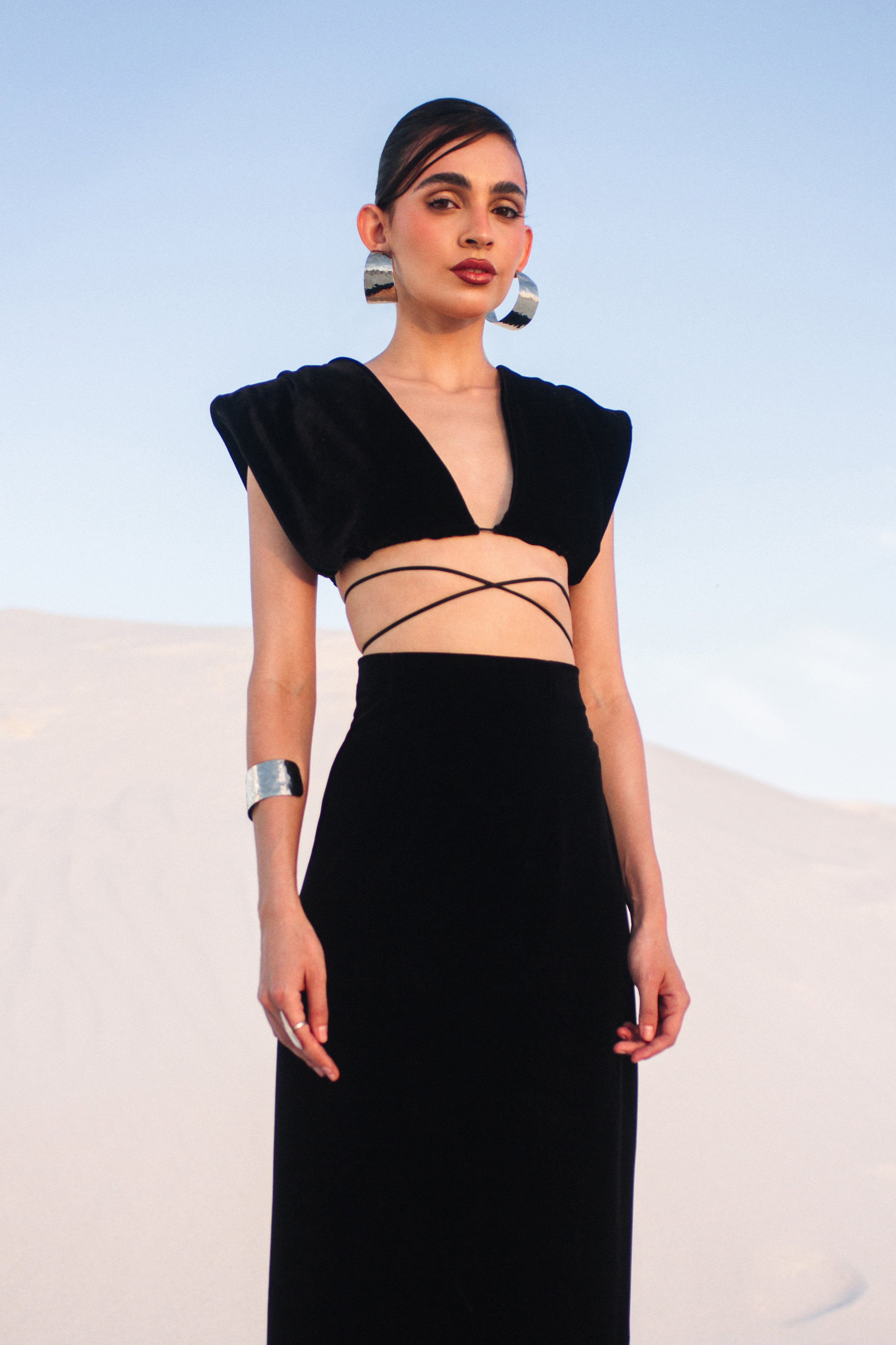 Top Guerreira do Espaço Veludo