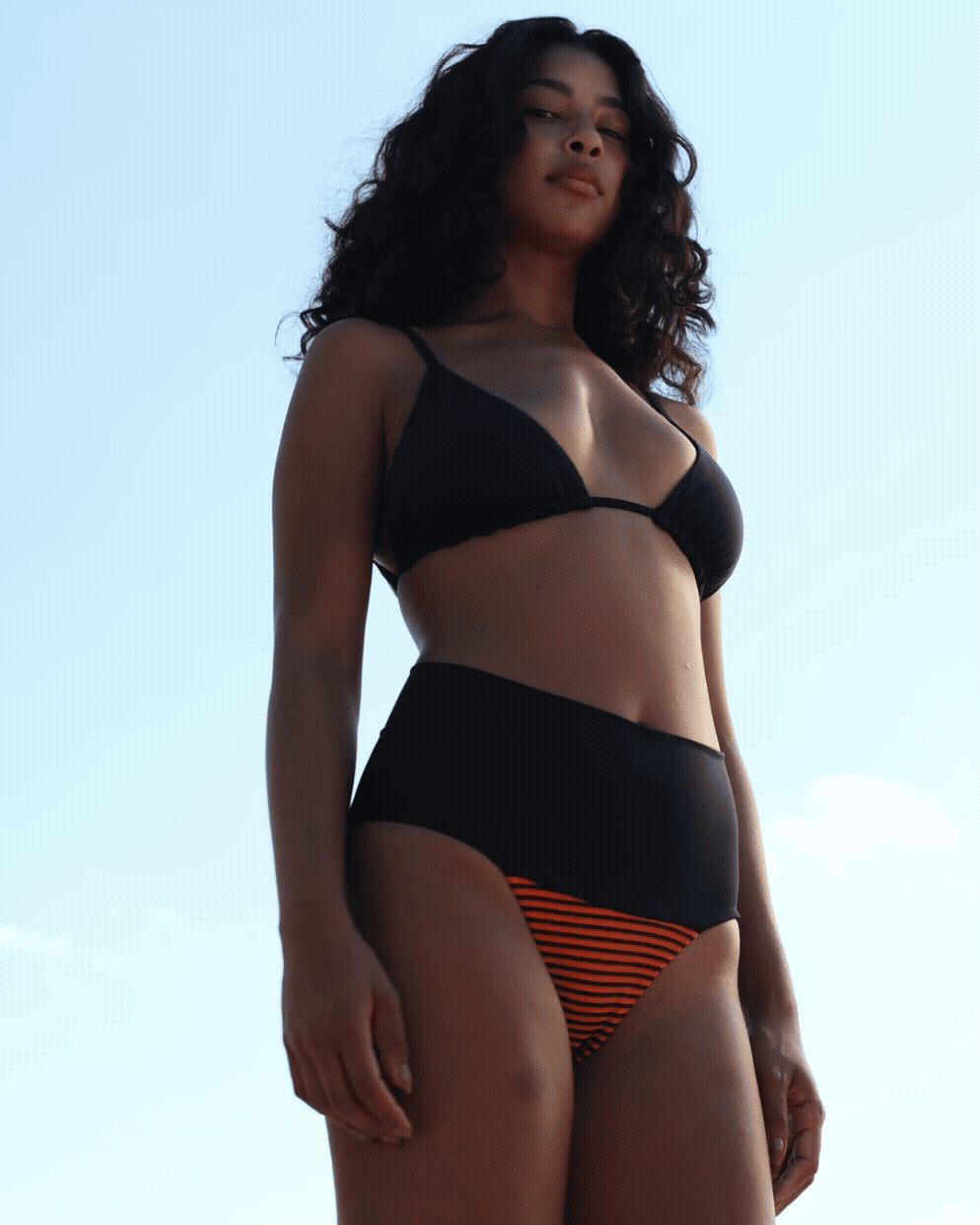 Calcinha Canoa 3D Laranja