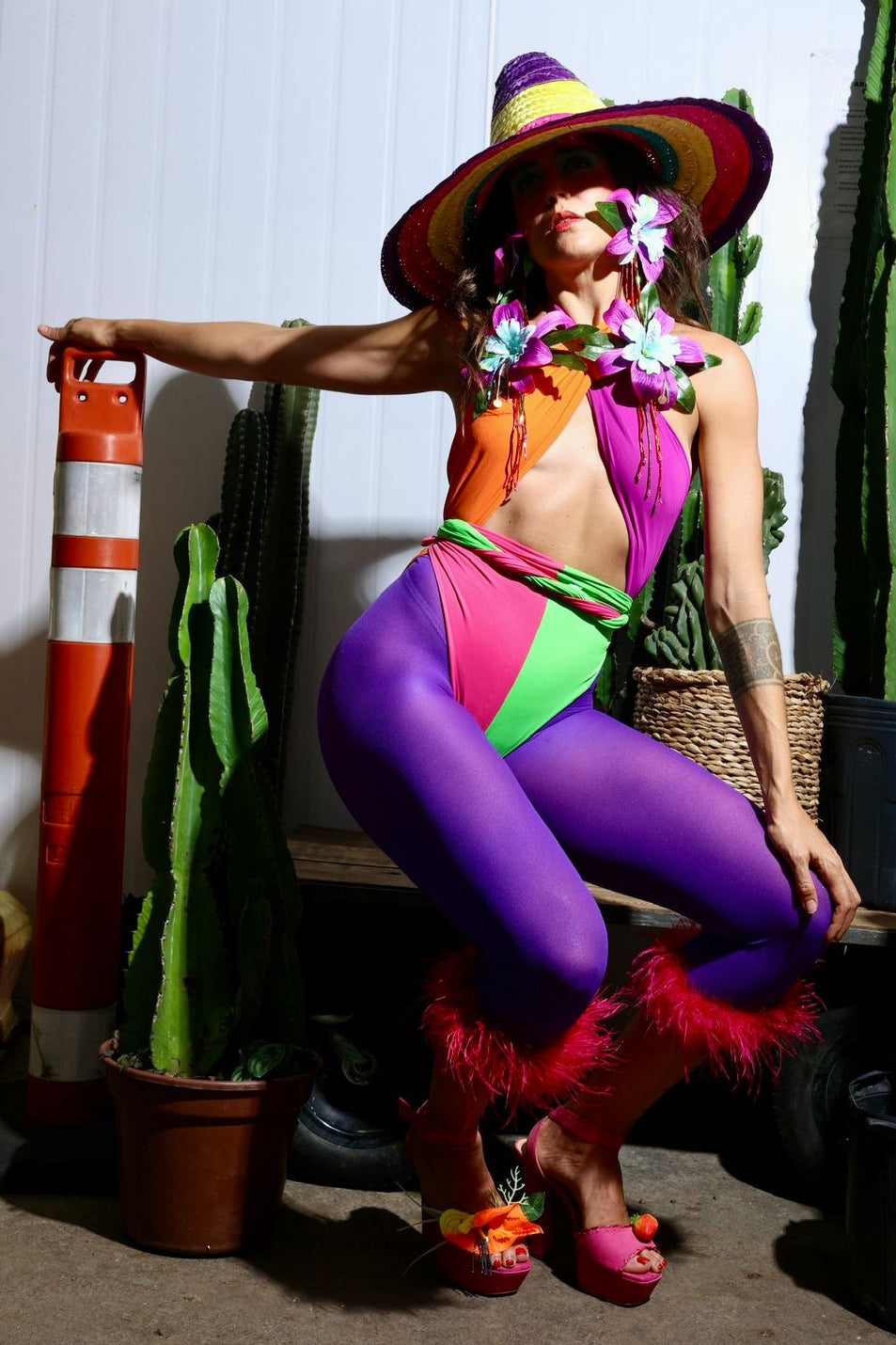 Brinco Mix Flores Turquesinha